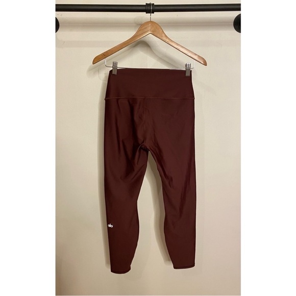 ALO Yoga High Waist Airlift Black Cherry Leggings - Picture 5 of 6